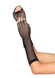 Leg Avenue Micro Net Fingerless  Gloves, Style 2107