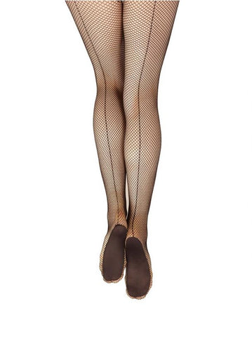 Capezio Professional Fishnet Tights with Seams - Adult, Style 3400