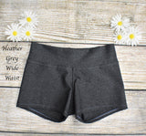 Daisy Dancewear Solid Color Wide Waist Shorts - Ultra Soft Fabric