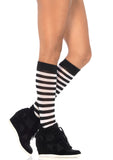 Leg Avenue Striped Knee Highs Style 5577