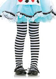 Leg Avenue Children's Striped Tights, Style 4710