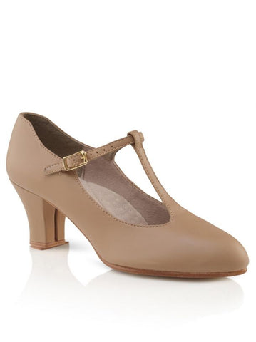 Capezio Jr. Footlight T-Strap Character Shoes - Adult, Style 750