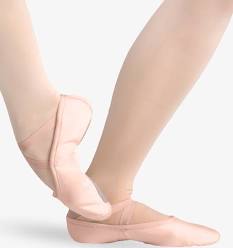 Sansha Split Sole Canvas Ballet Shoes, Silhouette Model 03